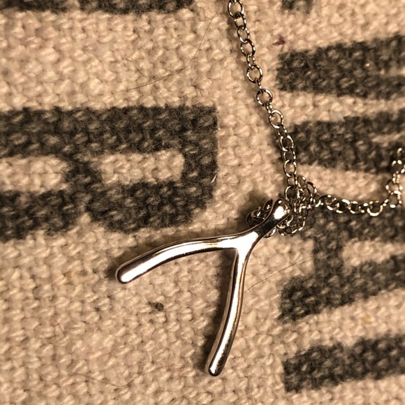 NWT Sterling Forever Wishbone necklace in Sterling - Picture 4 of 4
